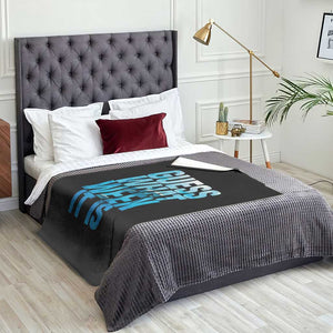 Funny Shark Lover Week Throw Blanket Guess What Week It Is Blue Ocean TS02 Print Your Wear