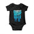 Funny Shark Lover Week Baby Onesie Guess What Week It Is Blue Ocean TS02 Black Print Your Wear