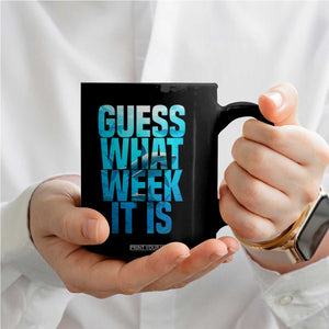 Funny Shark Lover Week Coffee Mug Guess What Week It Is Blue Ocean TS02 Print Your Wear
