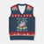 Funny Shark Lover Week V-Neck Knit Sweater Vest Week Guess What Week It Is Summer Beach TS02 Navy Red Print Your Wear
