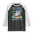 Funny Shark Lover Week Raglan Shirt Week Guess What Week It Is Summer Beach TS02 Black White Print Your Wear