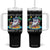 Funny Shark Lover Week Tumbler With Handle Week Guess What Week It Is Summer Beach TS02 One Size: 40 oz Black Print Your Wear