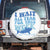Funny Shark Lover Week Spare Tire Cover I Wait All Year For This Week Ocean TS02 No hole White Print Your Wear