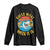 Funny Shark Lover Week Long Sleeve Shirt Guess What Week It Is Ocean Wildlife Retro Sunset TS02 Black Print Your Wear