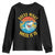 Funny Shark Lover Week Youth Sweatshirt Guess What Week It Is Ocean Wildlife Retro Sunset TS02 Black Print Your Wear