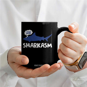 Funny Shark Sarcasm Coffee Mug Shark Sharkasm Marine Biology Vintage TS02 Print Your Wear