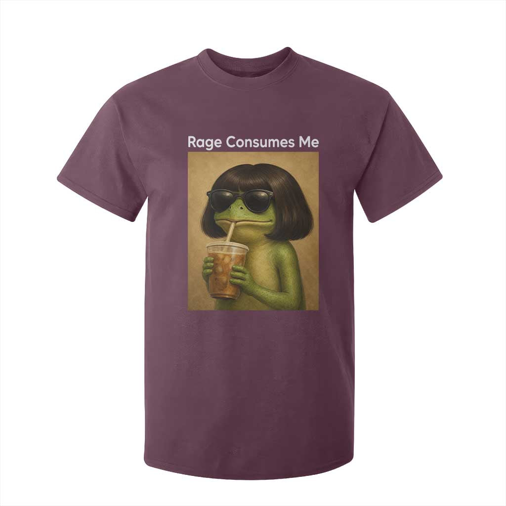 Funny Frog Bob Haircut Rage Consumes Me T Shirt For Kid Renaissance Painting Meme