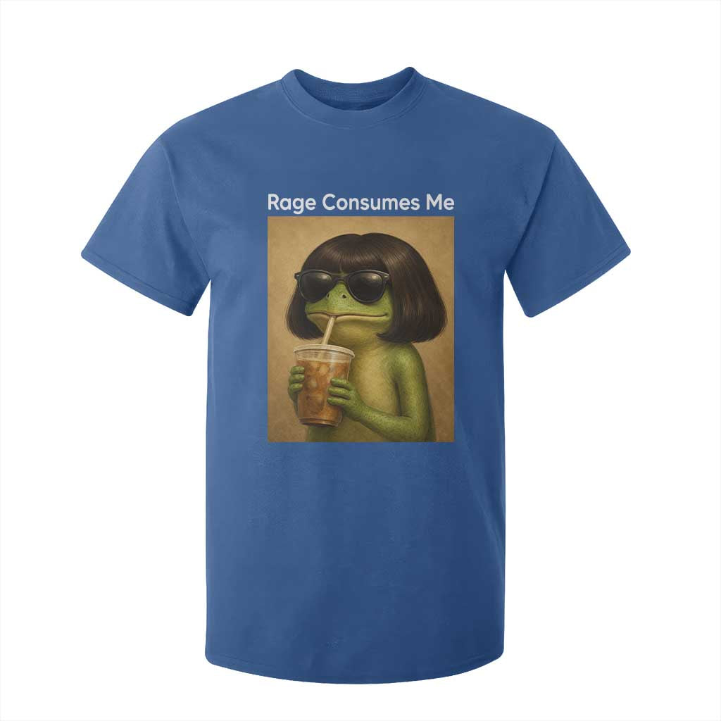 Funny Frog Bob Haircut Rage Consumes Me T Shirt For Kid Renaissance Painting Meme