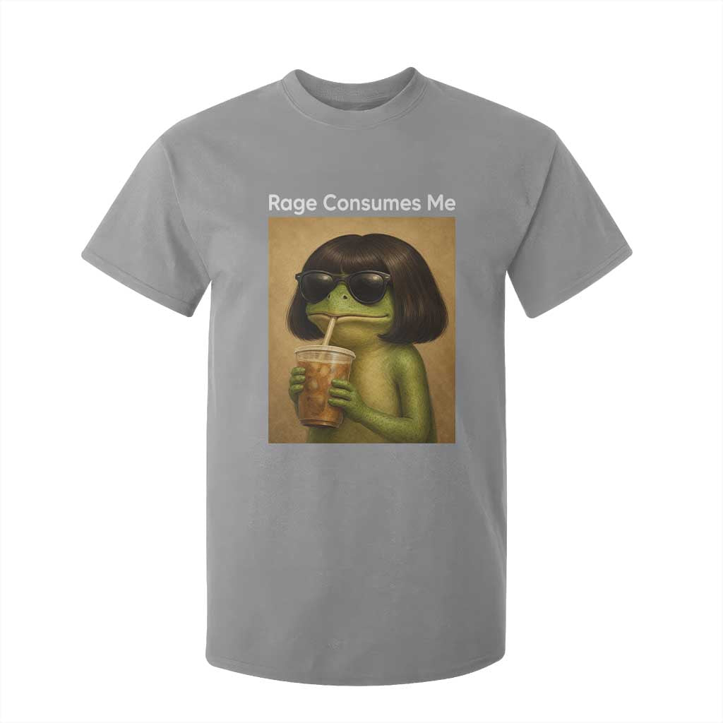 Funny Frog Bob Haircut Rage Consumes Me T Shirt For Kid Renaissance Painting Meme