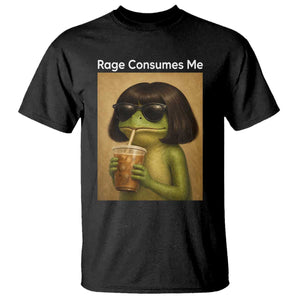 Funny Frog Bob Haircut Rage Consumes Me T Shirt Renaissance Painting Meme