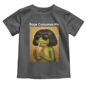 Funny Frog Bob Haircut Rage Consumes Me Toddler T Shirt Renaissance Painting Meme