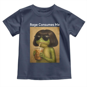 Funny Frog Bob Haircut Rage Consumes Me Toddler T Shirt Renaissance Painting Meme