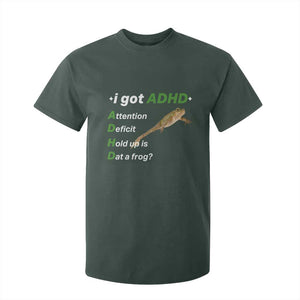 I Got ADHD Attention Deficit Hold Up Is Dat A Frog T Shirt For Kid Neurodiversity Humor Weirdcore