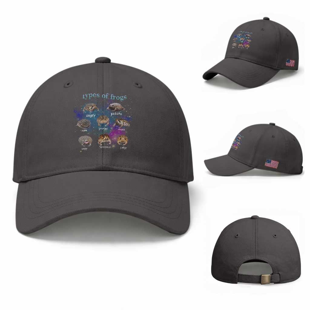 Types Of Frogs Funny Rain Frog Meme Chart Baseball Cap Angry Grumpy Eepy Chonk Potato Round Judgy Ferocious