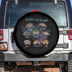 Types Of Frogs Funny Rain Frog Meme Chart Spare Tire Cover Angry Grumpy Eepy Chonk Potato Round Judgy Ferocious
