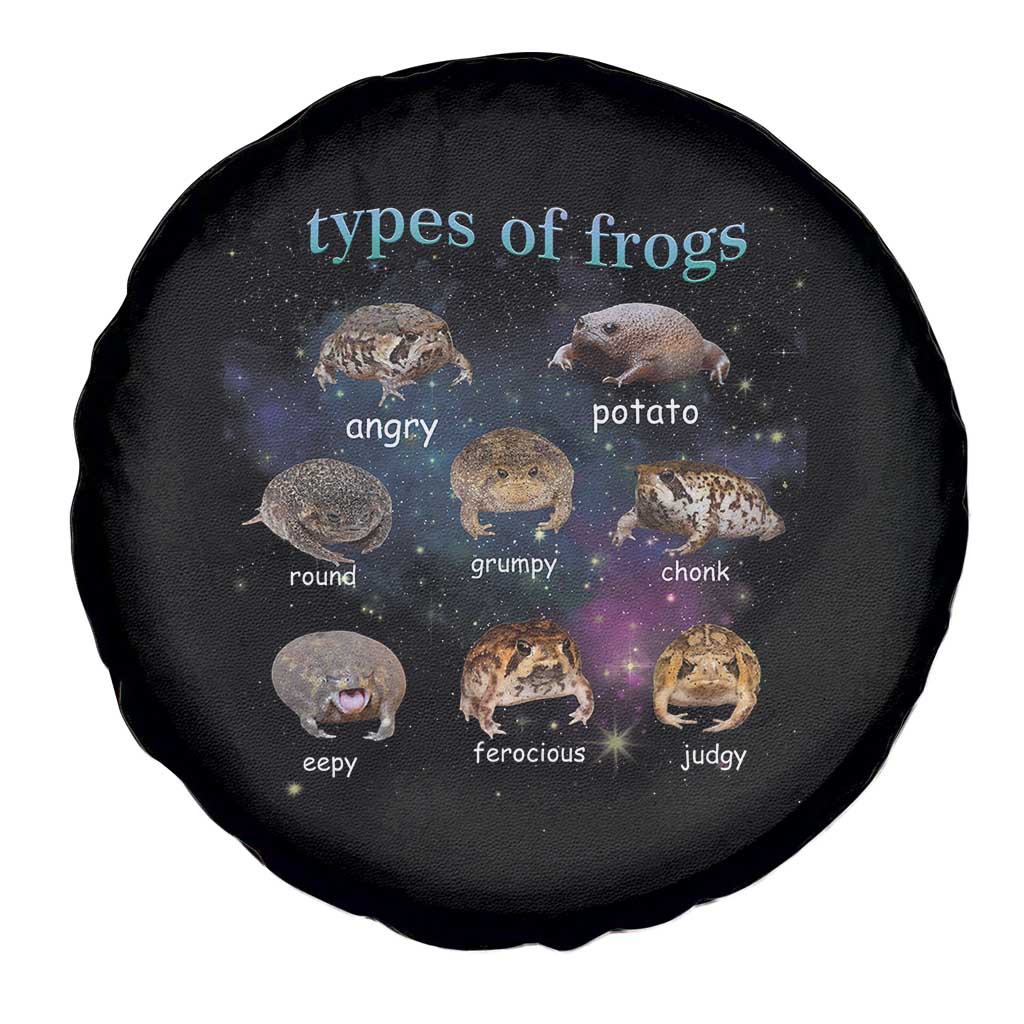 Types Of Frogs Funny Rain Frog Meme Chart Spare Tire Cover Angry Grumpy Eepy Chonk Potato Round Judgy Ferocious