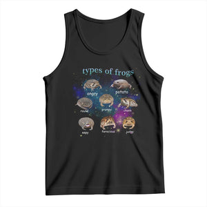 Types Of Frogs Funny Rain Frog Meme Chart Tank Top Angry Grumpy Eepy Chonk Potato Round Judgy Ferocious