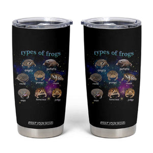 Types Of Frogs Funny Rain Frog Meme Chart Tumbler Cup Angry Grumpy Eepy Chonk Potato Round Judgy Ferocious