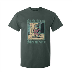 Funny Medieval Frog Knight Fantasy RPG Meme T Shirt For Kid Off To Commit Shenanigans