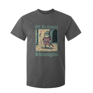 Funny Medieval Frog Knight Fantasy RPG Meme T Shirt For Kid Off To Commit Shenanigans