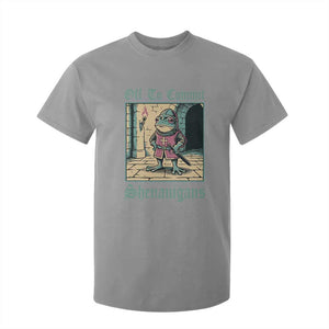 Funny Medieval Frog Knight Fantasy RPG Meme T Shirt For Kid Off To Commit Shenanigans