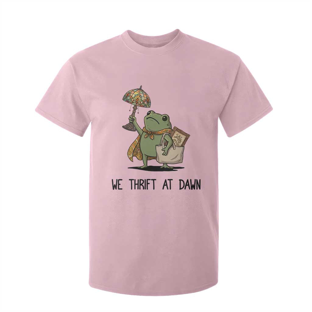 Funny Thrifting Frog Vintage Antique Hunter T Shirt For Kid We Thrift At Dawn Humor