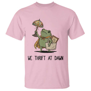 Funny Thrifting Frog Vintage Antique Hunter T Shirt We Thrift At Dawn Humor