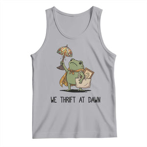Funny Thrifting Frog Vintage Antique Hunter Tank Top We Thrift At Dawn Humor