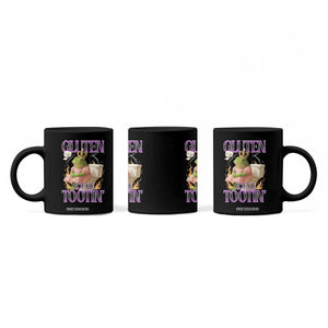 Funny Gluten Free Frog Princess Toilet Meme Coffee Mug Gluten Got Me Tootin