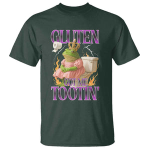 Funny Gluten Free Frog Princess Toilet Meme T Shirt Gluten Got Me Tootin
