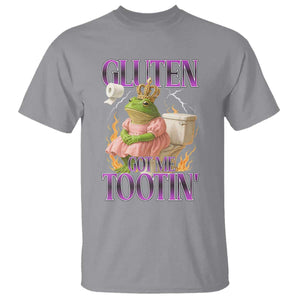 Funny Gluten Free Frog Princess Toilet Meme T Shirt Gluten Got Me Tootin