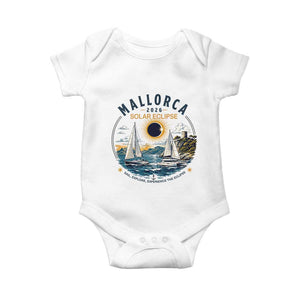 Mallorca Spain 2026 Total Solar Eclipse Baby Onesie Sailing Cruise Totality Sail Explore Experience Travel Souvenir