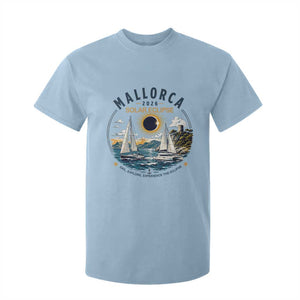 Mallorca Spain 2026 Total Solar Eclipse T Shirt For Kid Sailing Cruise Totality Sail Explore Experience Travel Souvenir