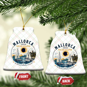 Mallorca Spain 2026 Total Solar Eclipse Ceramic Ornament Sailing Cruise Totality Sail Explore Experience Travel Souvenir
