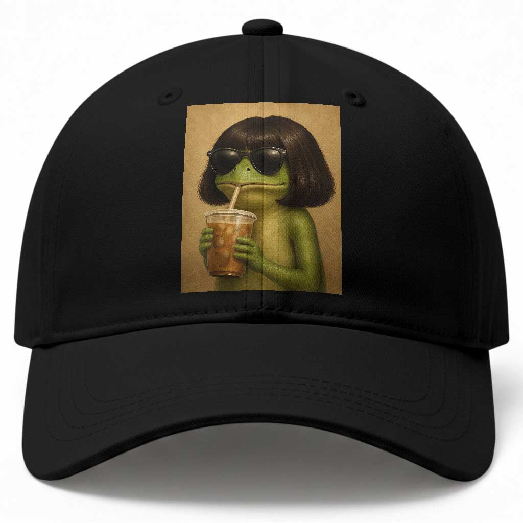 Funny Frog Bob Haircut Renaissance Painting Meme Baseball Cap TS02 Print Your Wear