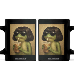 Funny Frog Bob Haircut Renaissance Painting Meme Coffee Mug