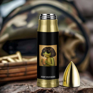 Funny Frog Bob Haircut Renaissance Painting Meme Bullet Tumbler