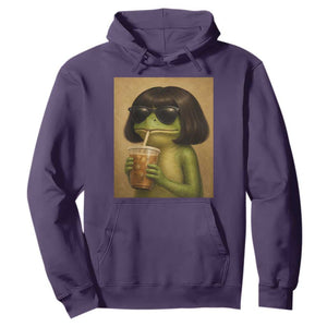 Funny Frog Bob Haircut Renaissance Painting Meme Hoodie