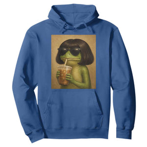 Funny Frog Bob Haircut Renaissance Painting Meme Hoodie