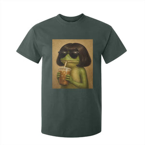 Funny Frog Bob Haircut Renaissance Painting Meme T Shirt For Kid