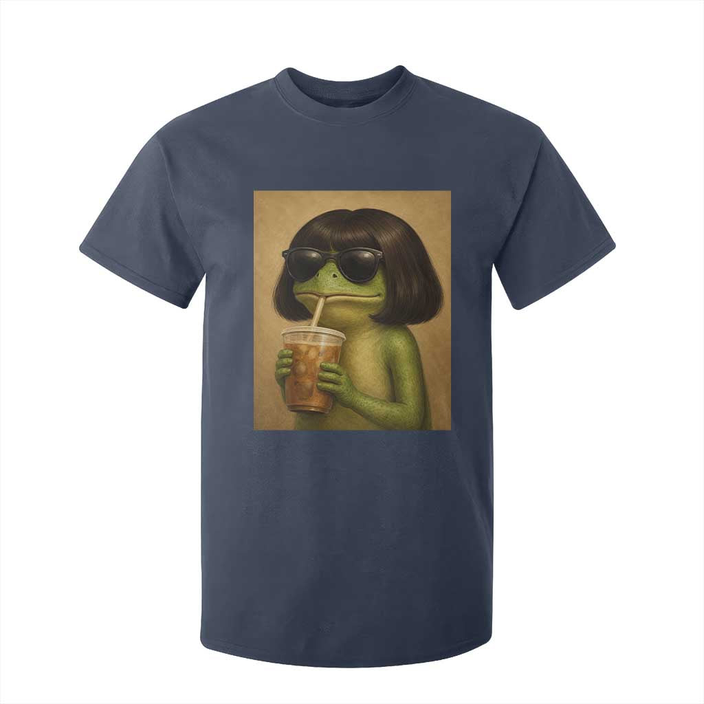 Funny Frog Bob Haircut Renaissance Painting Meme T Shirt For Kid