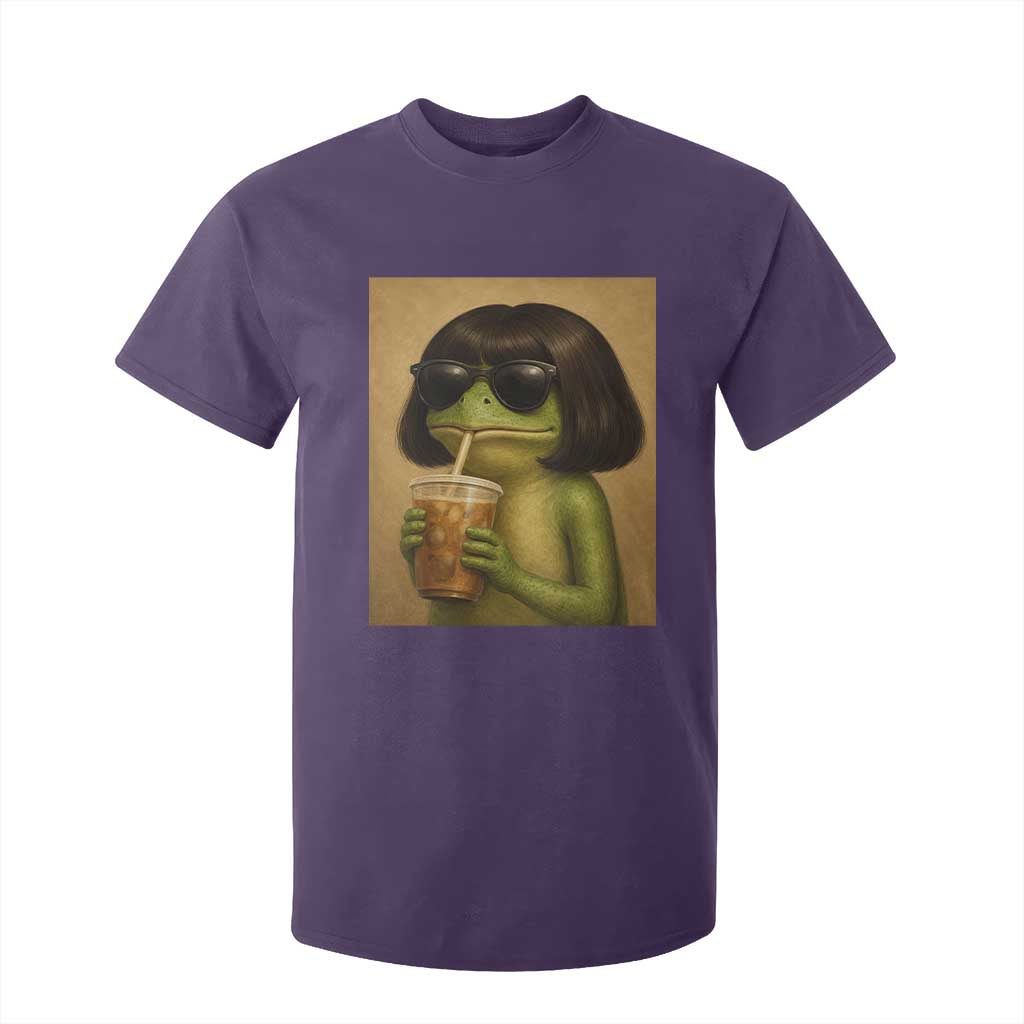 Funny Frog Bob Haircut Renaissance Painting Meme T Shirt For Kid