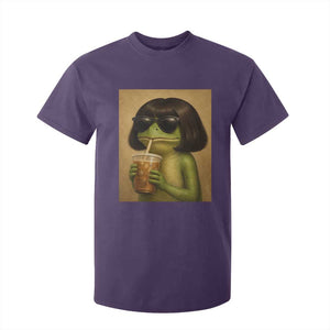 Funny Frog Bob Haircut Renaissance Painting Meme T Shirt For Kid