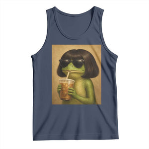 Funny Frog Bob Haircut Renaissance Painting Meme Tank Top