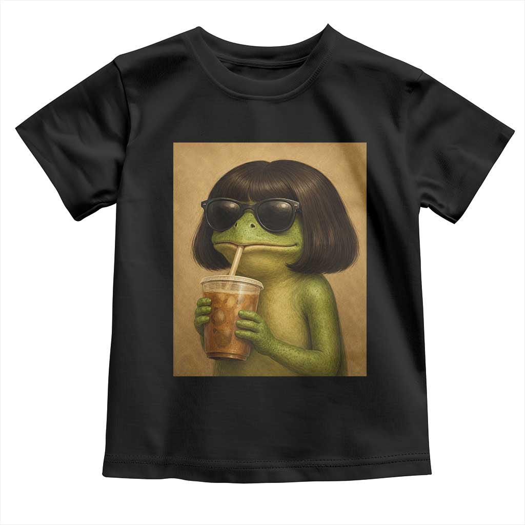 Funny Frog Bob Haircut Renaissance Painting Meme Toddler T Shirt