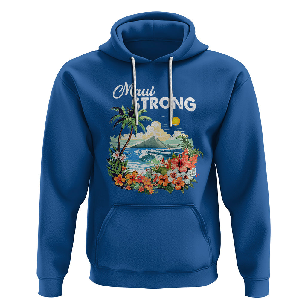 Maui Strong Hawaii Strong Pray For Maui Island Hoodie TS02 Royal Blue Printyourwear