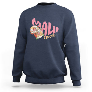 Maui Strong Hawaii Strong Pray For Maui Sweatshirt TS02 Navy Printyourwear