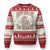 Funny Skeleton Ugly Christmas Sweater Have The Day You Deserve Sarcastic Quotes TS02 Red Print Your Wear