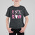 Halloween Breast Cancer T Shirt For Kid Dabbing Skeleton Zombie Pink Ribbon TS02 Black Print Your Wear