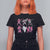 Halloween Breast Cancer T Shirt For Women Dabbing Skeleton Zombie Pink Ribbon TS02 Black Print Your Wear